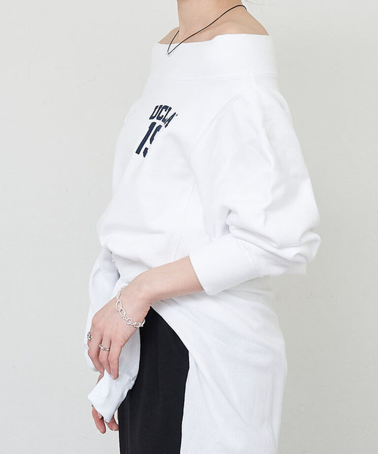 「《大人気》【GOOD ROCK SPEED】college オフショルスウェット」|Tシャツ・カットソー|