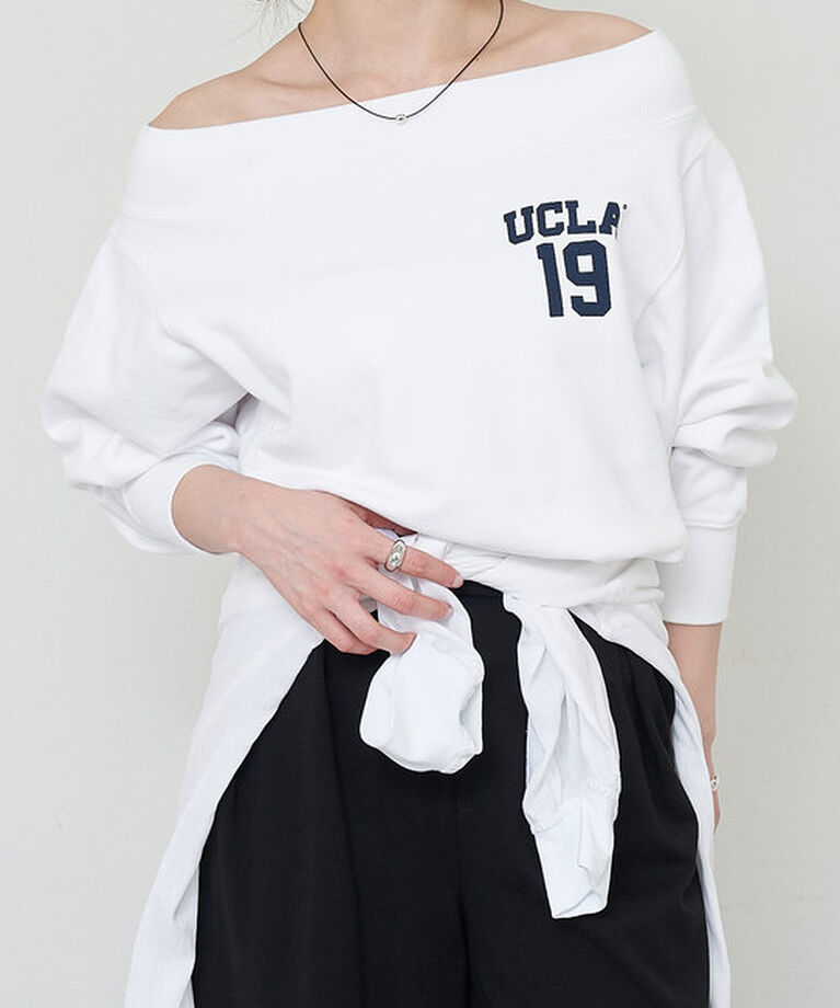  「《大人気》【GOOD ROCK SPEED】college オフショルスウェット」|Tシャツ・カットソー|