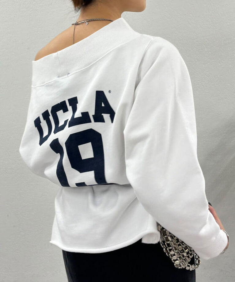  「《大人気》【GOOD ROCK SPEED】college オフショルスウェット」|Tシャツ・カットソー|