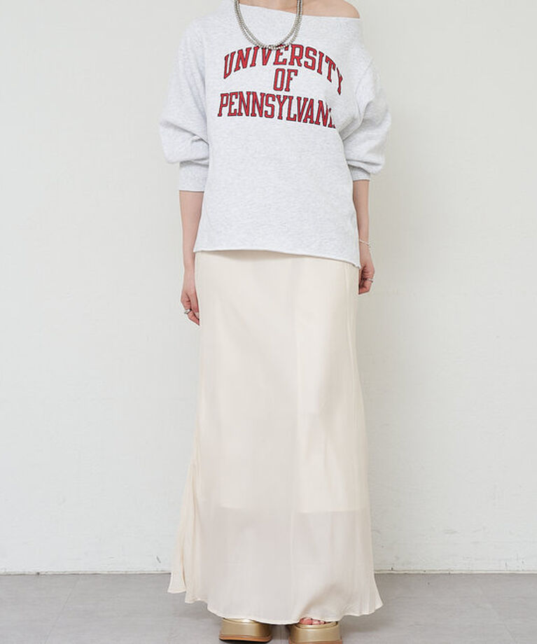  「《大人気》【GOOD ROCK SPEED】college オフショルスウェット」|Tシャツ・カットソー|