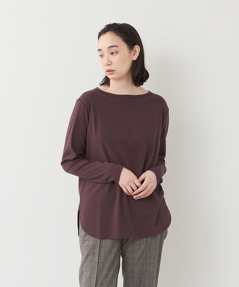 collex「【新色登場】ウール混 リラックスロングスリーブプルオーバー」|Tシャツ・カットソー|