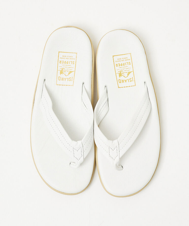 ABAHOUSE「【ISLAND SLIPPER / アイランドスリッパ】レザー トングサンダル」|サンダル|