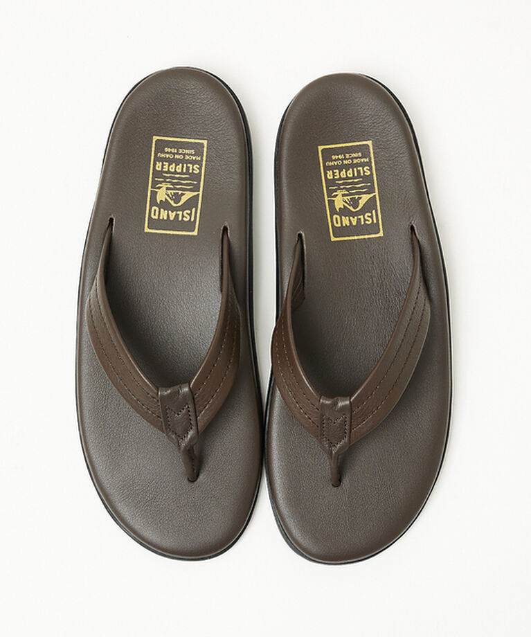 ABAHOUSE「【ISLAND SLIPPER / アイランドスリッパ】レザー トングサンダル」|サンダル|