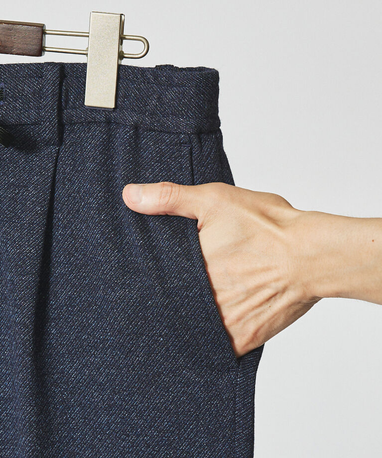 ABAHOUSE「【セットアップ対応/FLEX PANTS】ムリネ ジャージ パンツ」|スラックス|