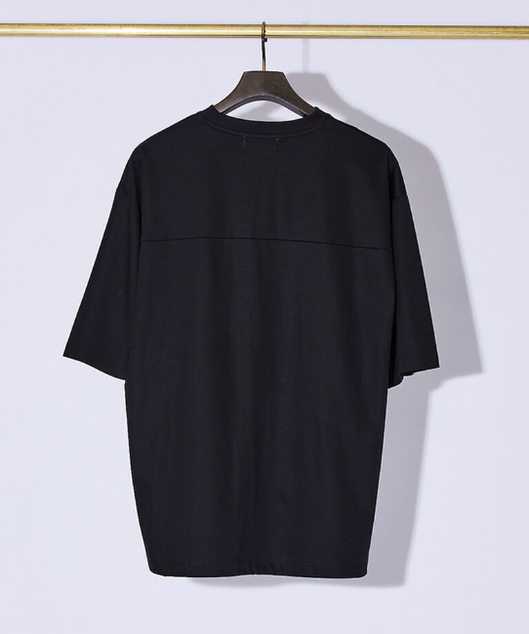 ABAHOUSE「【ドローコード】Wシルケット ドレープ Tシャツ / オーバーサイズ」|Tシャツ・カットソー|
