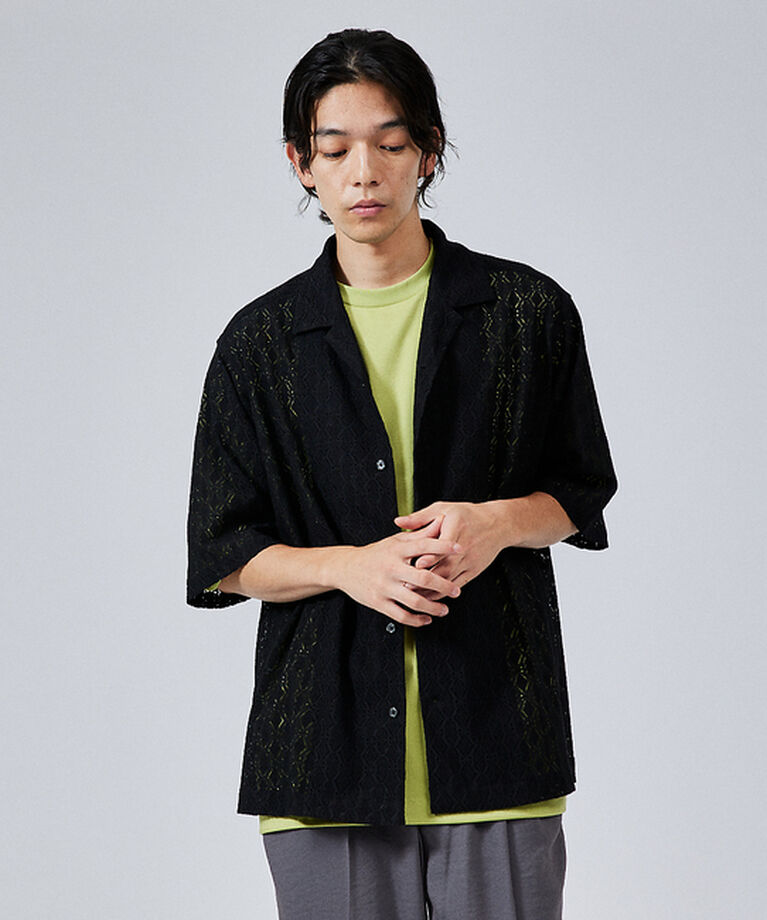 ABAHOUSE「【ドローコード】Wシルケット ドレープ Tシャツ / オーバーサイズ」|Tシャツ・カットソー|