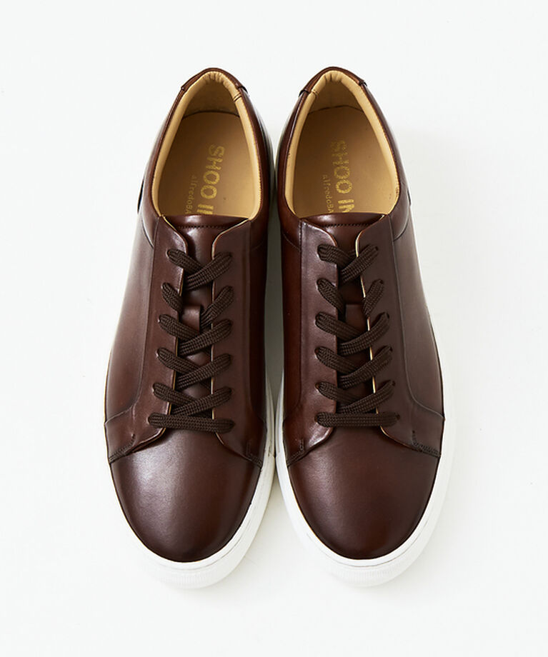 alfredoBANNISTER「【SHOO IN SHOE】究極のベーシック オールレザースニーカー」|スニーカー|