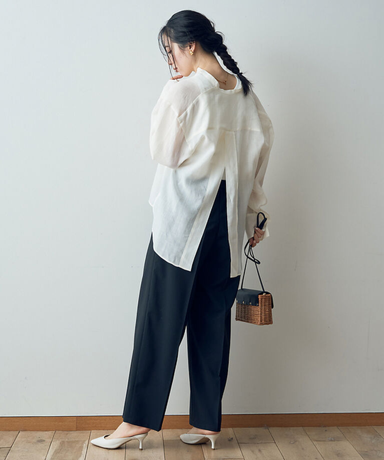Rouge vif「ウエストゴム ワイドバレルパンツ」|その他|