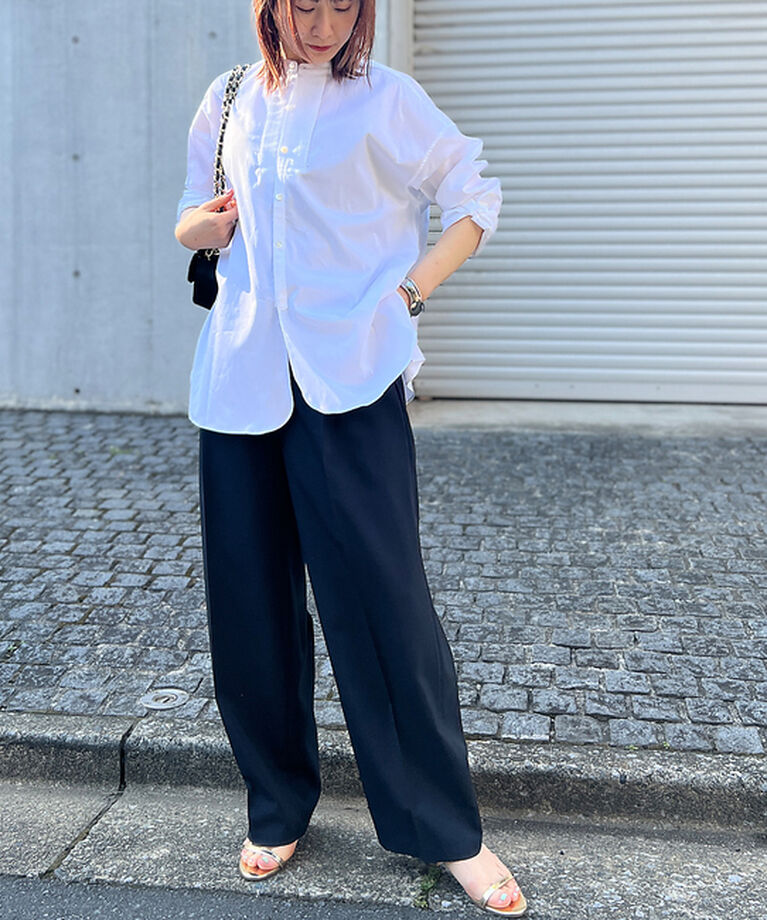 Rouge vif「ウエストゴム ワイドバレルパンツ」|その他|