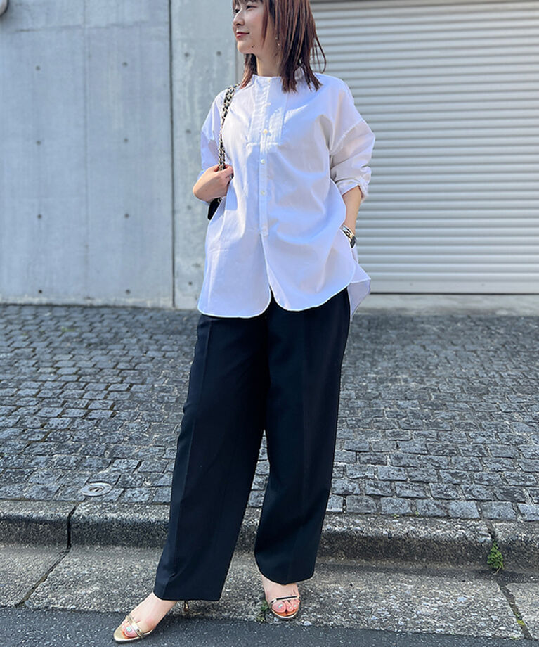 Rouge vif「ウエストゴム ワイドバレルパンツ」|その他|