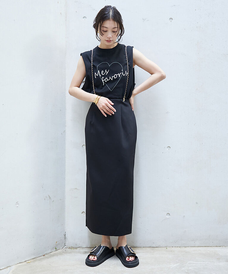 Rouge vif「ハートロゴノースリボックスTEE」|Tシャツ・カットソー|