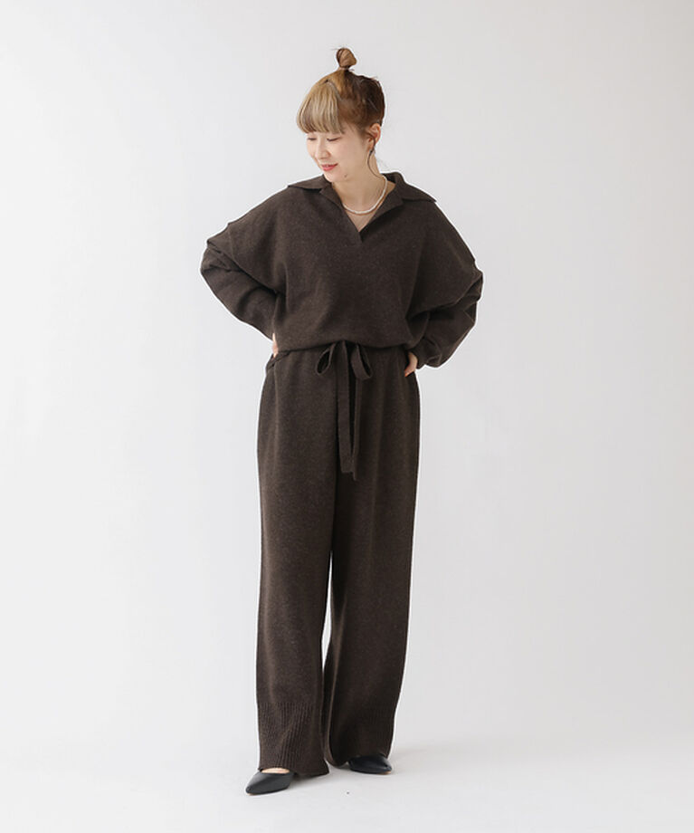 Rouge vif「【セットアップ対応】ゆるニットパンツ」|その他|