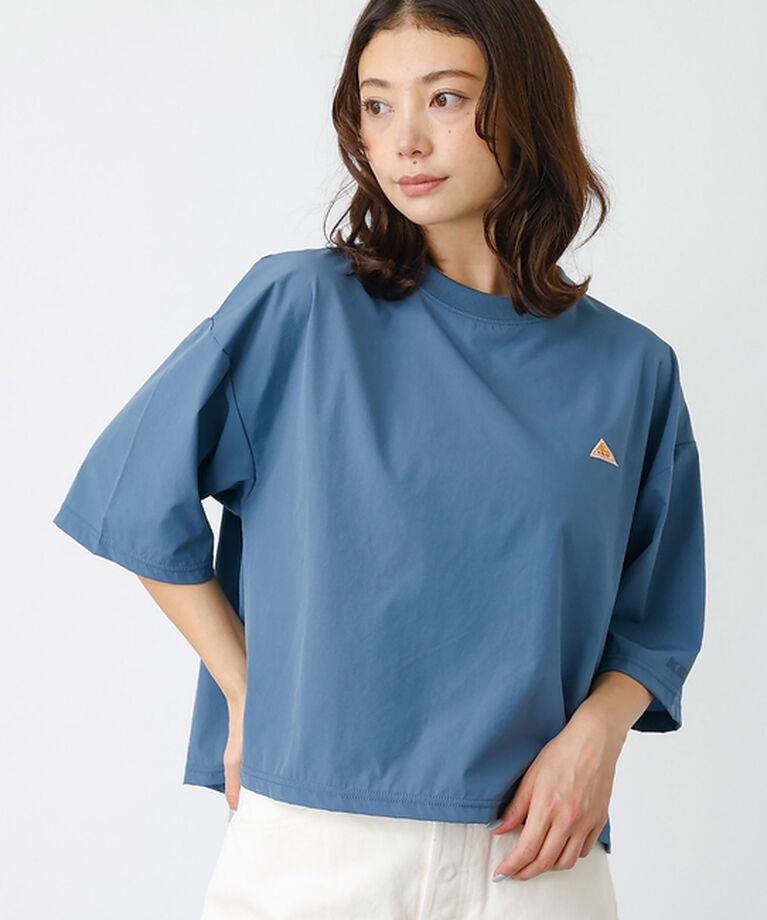 Rouge vif「【KELTY/ケルティー】ラッシュコンフォートクロップドTシャツ　五分丈/速乾/」|Tシャツ・カットソー|ブルー