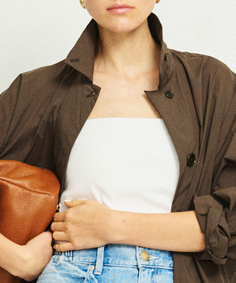 Rouge vif「カットテレコベアトップ 　パット付き」|キャミソール|オフホワイト