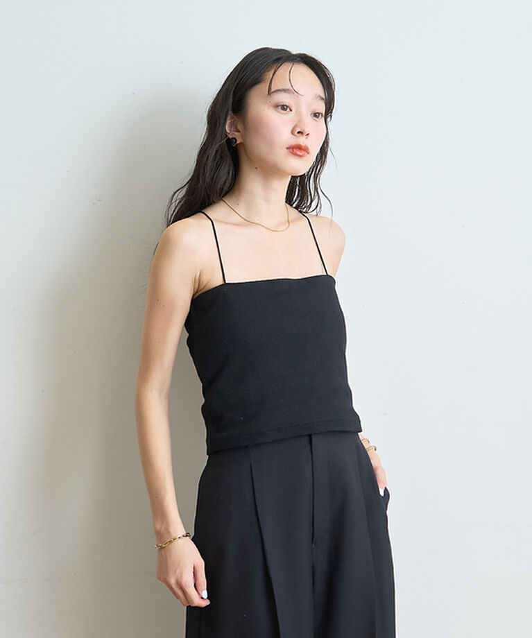 Rouge vif「カットテレコベアトップ 　パット付き」|キャミソール|