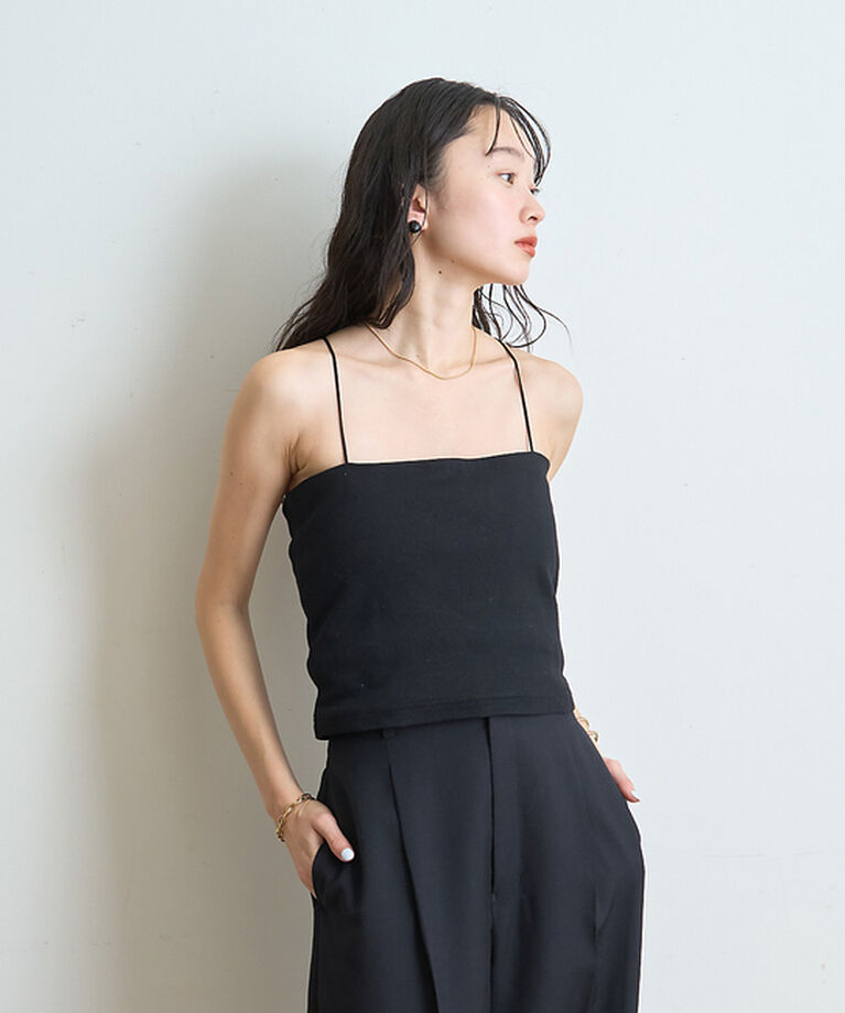 Rouge vif「カットテレコベアトップ 　パット付き」|キャミソール|