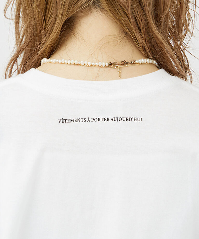 Rouge vif「ストリートロゴ半袖Tシャツ」|Tシャツ・カットソー|