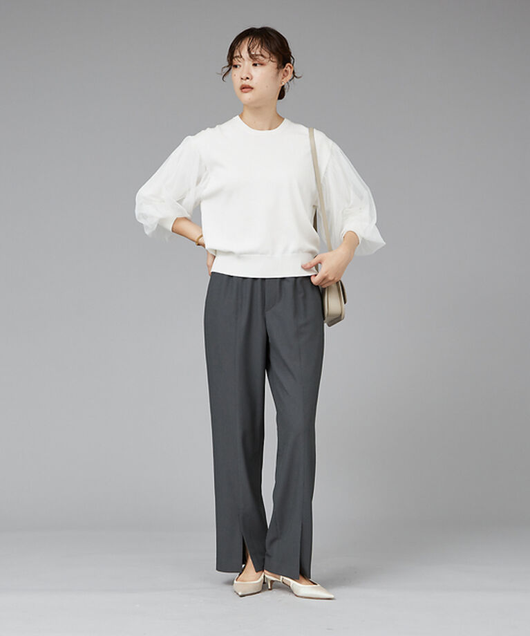 qualite「【WEB限定】2WAYストレッチセンターベンツパンツ」|その他|