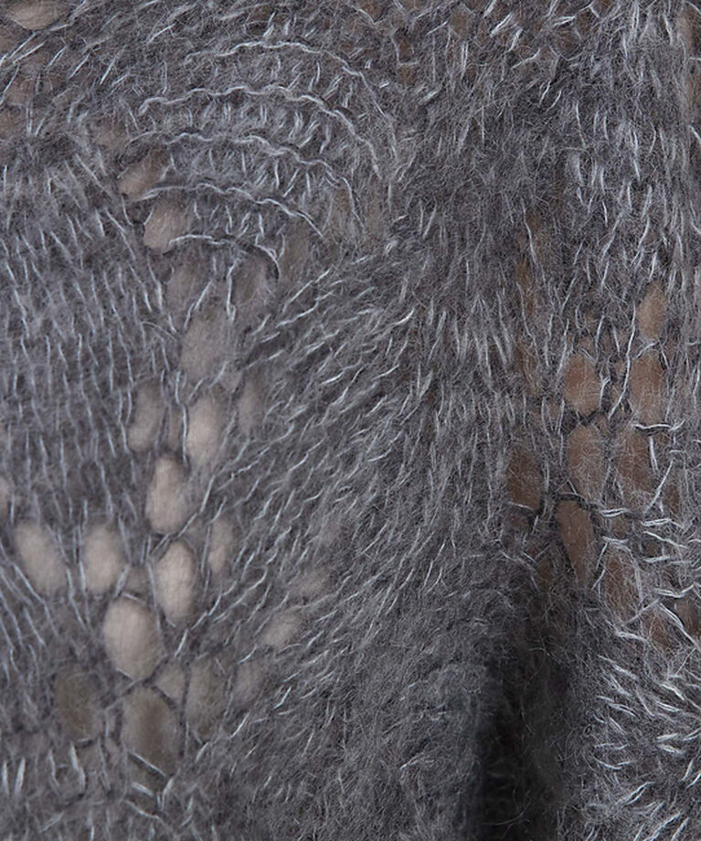 qualite「モヘアケーブルニット」|ニット・セーター|