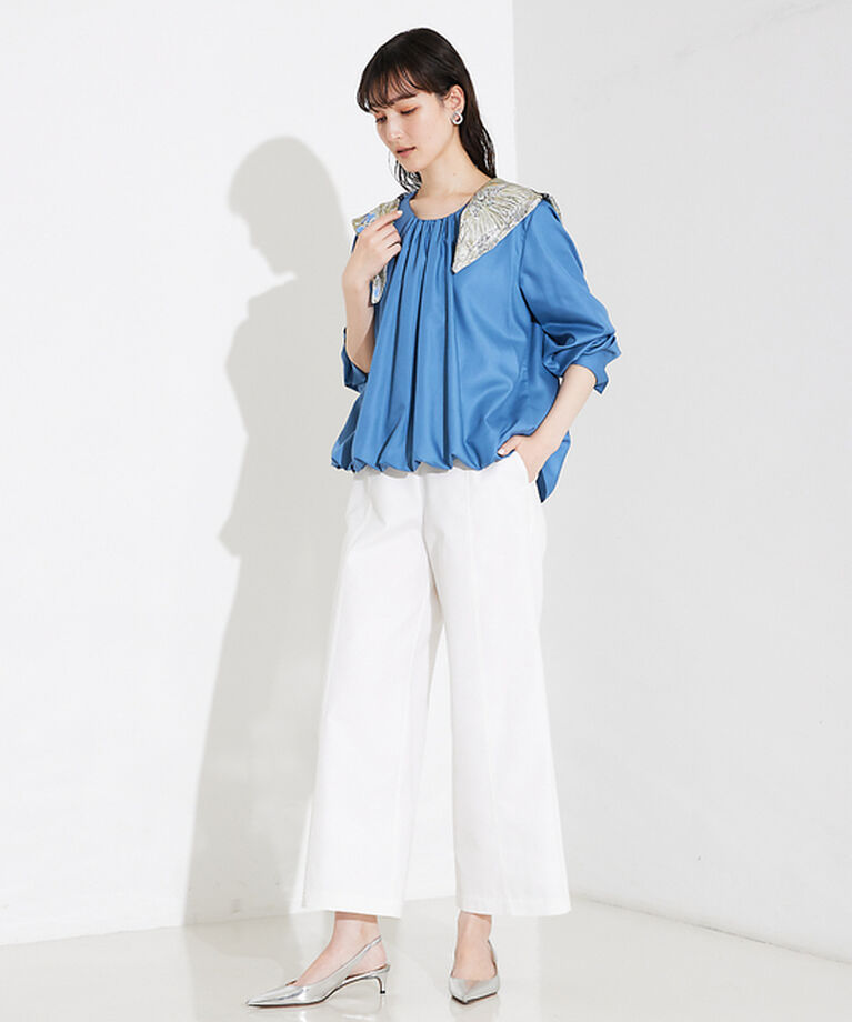 qualite「撥水ツイルワイドパンツ」|その他|
