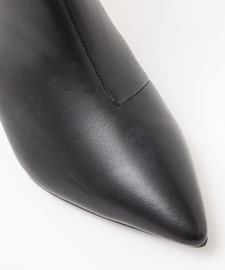 AU BANNISTER「【最高ブーツ/ 6.5cmヒール】ポインテッドトゥショートブーツ」|ショートブーツ|