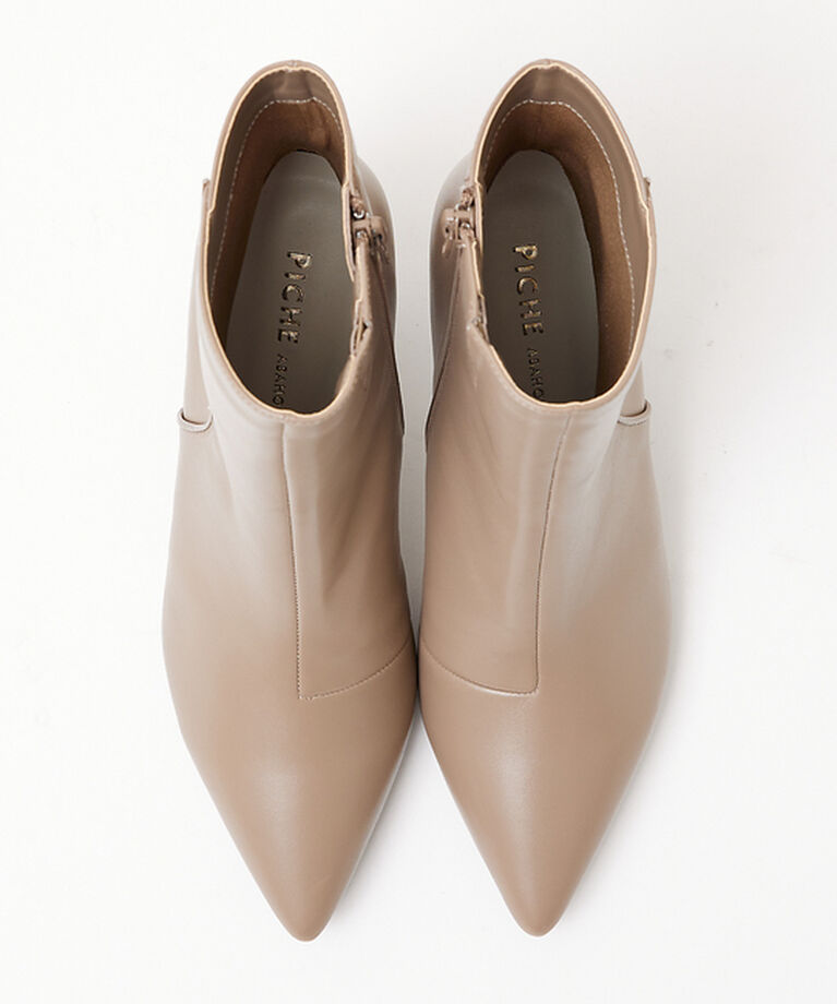 AU BANNISTER「【最高ブーツ/ 6.5cmヒール】ポインテッドトゥショートブーツ」|ショートブーツ|