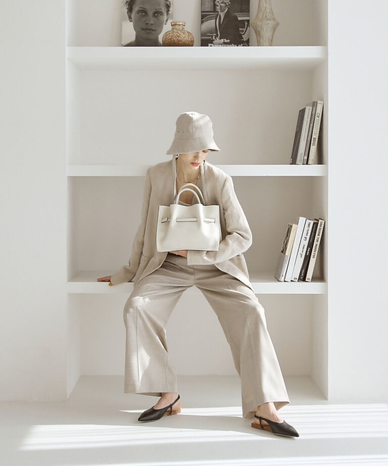 LOWELL things「【TVドラマ使用商品】Swell/2WAYギャザーオープントートBAG mini」|ショルダー・メッセンジャー|