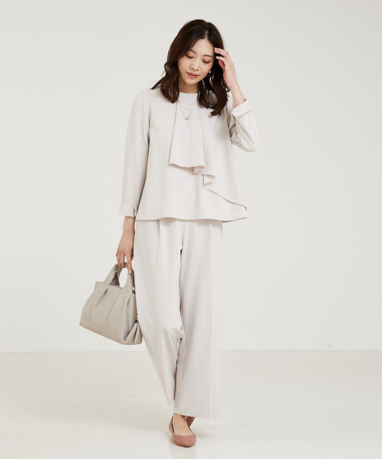 abahouse mavie「【エニデイカセット】タックストレートパンツ」|その他|