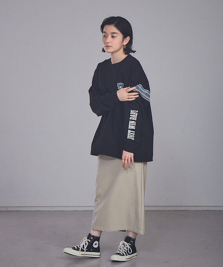 NOMINE「ペンシルフェイクレザースカート」|スカート|