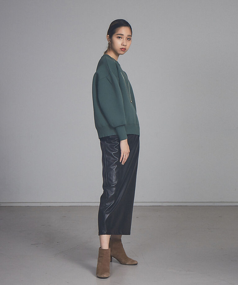 NOMINE「ペンシルフェイクレザースカート」|スカート|