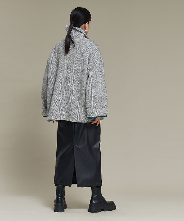 NOMINE「ペンシルフェイクレザースカート」|スカート|