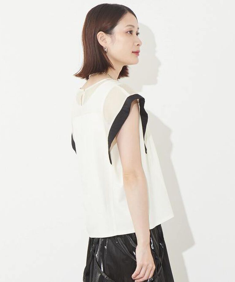Soffitto「異素材使いプルオーバー」|Tシャツ・カットソー|