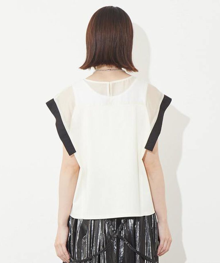 Soffitto「異素材使いプルオーバー」|Tシャツ・カットソー|