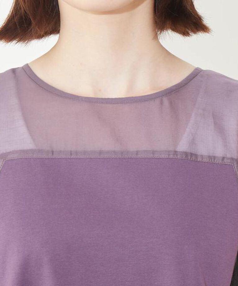 Soffitto「異素材使いプルオーバー」|Tシャツ・カットソー|