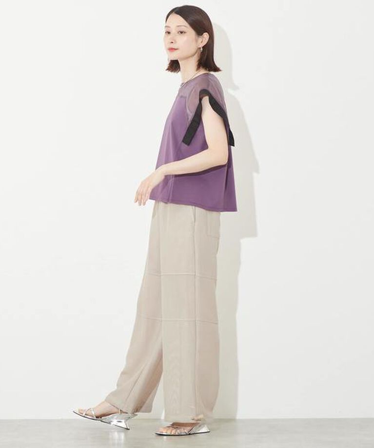 Soffitto「異素材使いプルオーバー」|Tシャツ・カットソー|