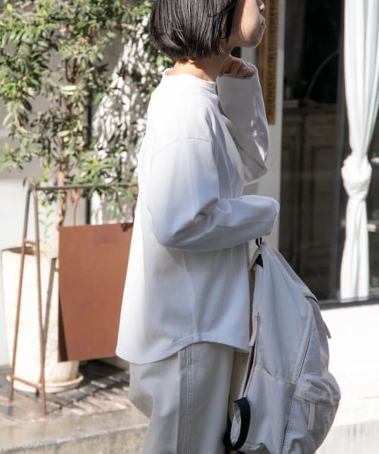 URBAN RESEARCH DOORS「DOORS FORK&SPOON　ボトルネックロングスリーブTシャツ」|Tシャツ・カットソー|