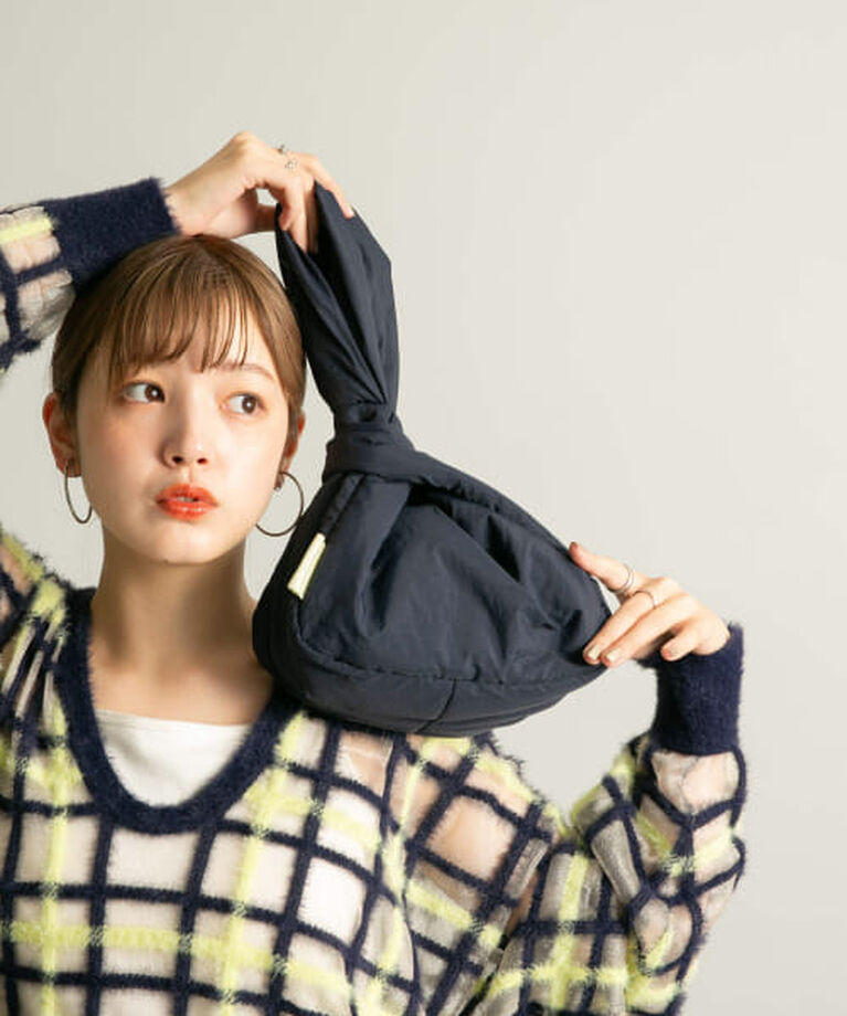  「KBF ワンハンドルパファーナイロンBAG」|ハンドバッグ|