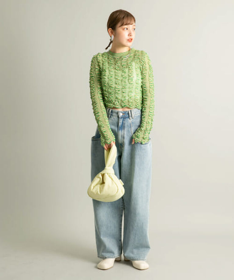  「KBF ワンハンドルパファーナイロンBAG」|ハンドバッグ|