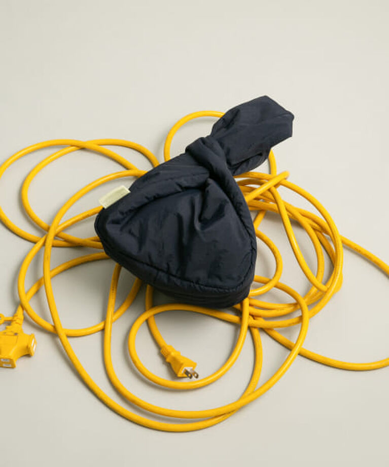  「KBF ワンハンドルパファーナイロンBAG」|ハンドバッグ|NAVY