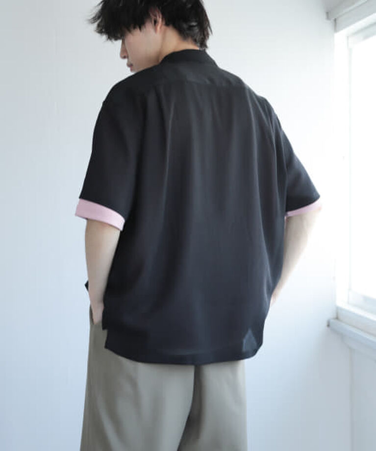 SENSE OF PLACE by URBAN RESEARCH「SENSE OF PLACE 『ユニセックス』シアーヨウリュウオープンカラーシャツ」|シャツ・ブラウス|