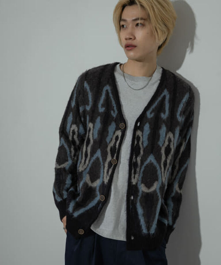 SENSE OF PLACE by URBAN RESEARCH「SENSE OF PLACE 『ユニセックス』モヘアライクVネックカーディガン」|カーディガン|