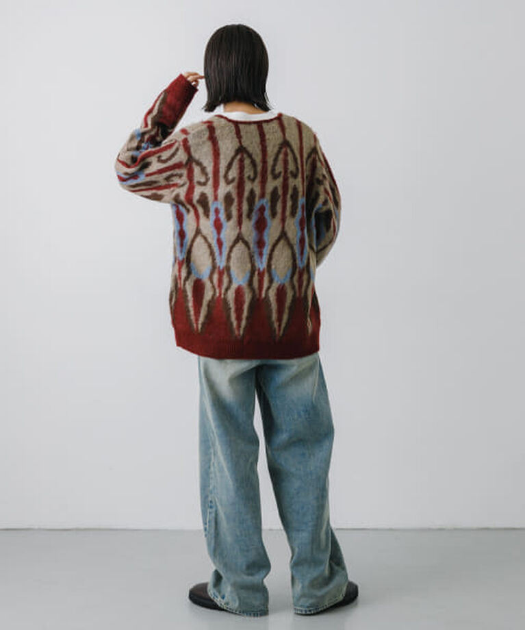 SENSE OF PLACE by URBAN RESEARCH「SENSE OF PLACE 『ユニセックス』モヘアライクVネックカーディガン」|カーディガン|