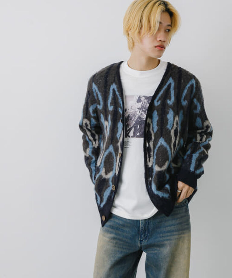 SENSE OF PLACE by URBAN RESEARCH「SENSE OF PLACE 『ユニセックス』モヘアライクVネックカーディガン」|カーディガン|