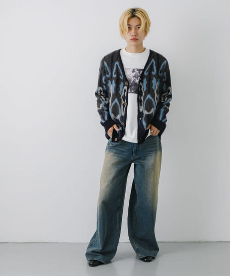 SENSE OF PLACE by URBAN RESEARCH「SENSE OF PLACE 『ユニセックス』モヘアライクVネックカーディガン」|カーディガン|