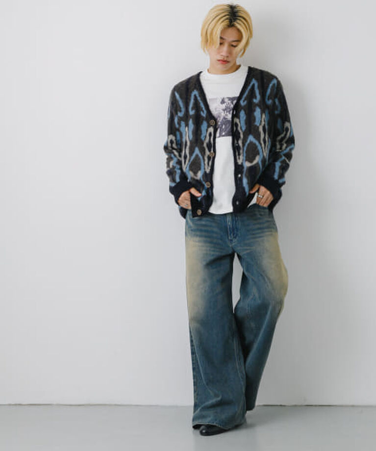 SENSE OF PLACE by URBAN RESEARCH「SENSE OF PLACE 『ユニセックス』モヘアライクVネックカーディガン」|カーディガン|