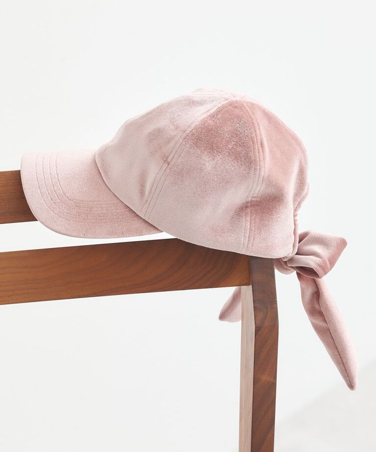 earth music&ecology「ベロアリボンキャップ」|その他|Pink
