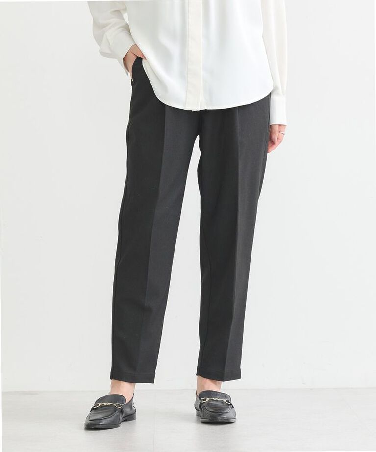 earth music&ecology「裏起毛テーパードパンツ」|その他|Black