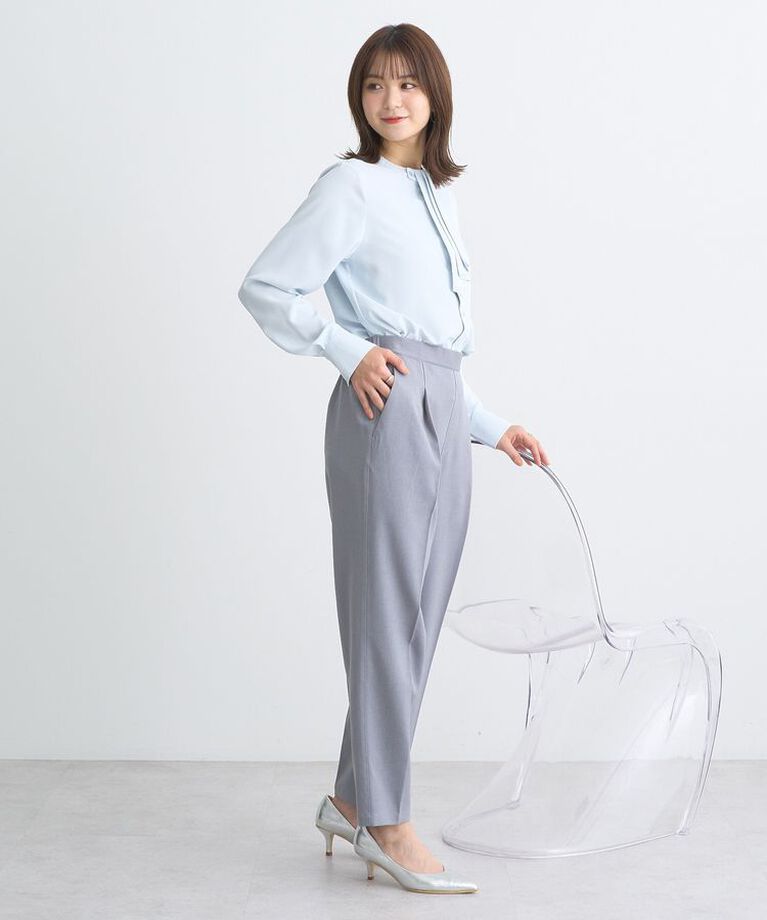 earth music&ecology「2WAYボウタイブラウス　25SS オフィス 春 夏」|シャツ・ブラウス|