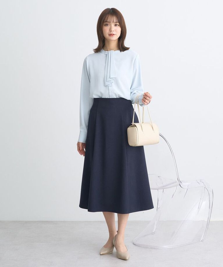 earth music&ecology「2WAYボウタイブラウス　25SS オフィス 春 夏」|シャツ・ブラウス|