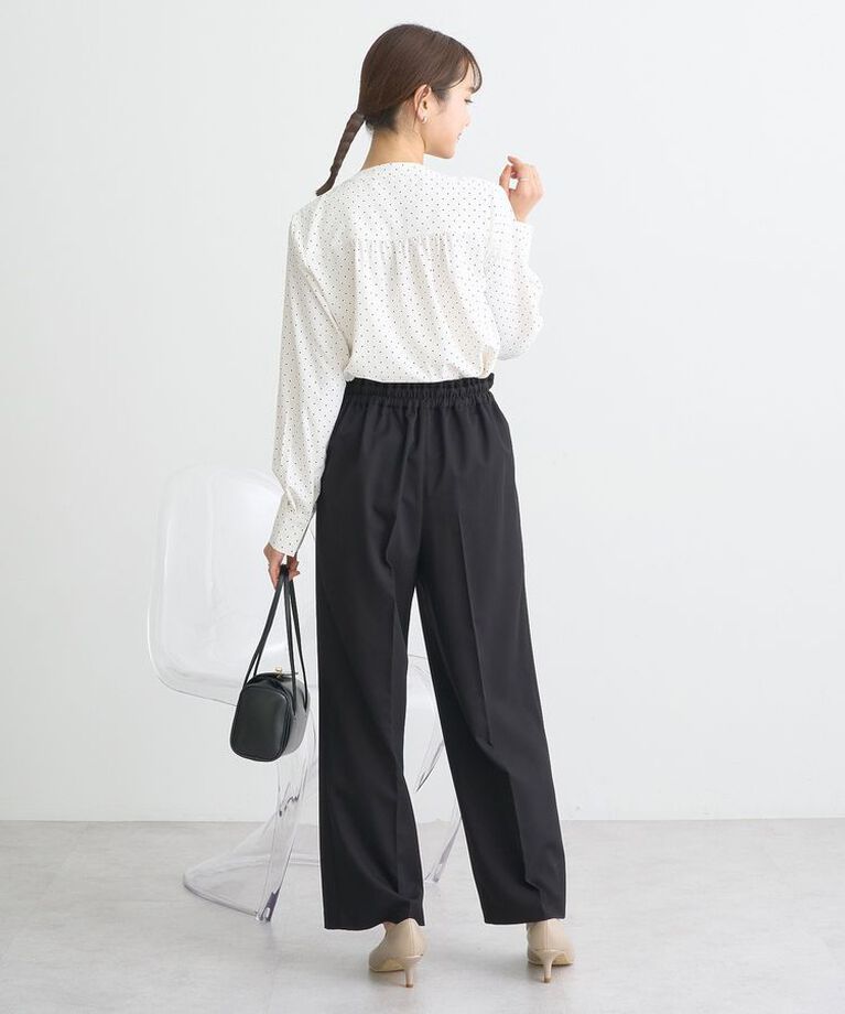 earth music&ecology「2WAYボウタイブラウス　25SS オフィス 春 夏」|シャツ・ブラウス|